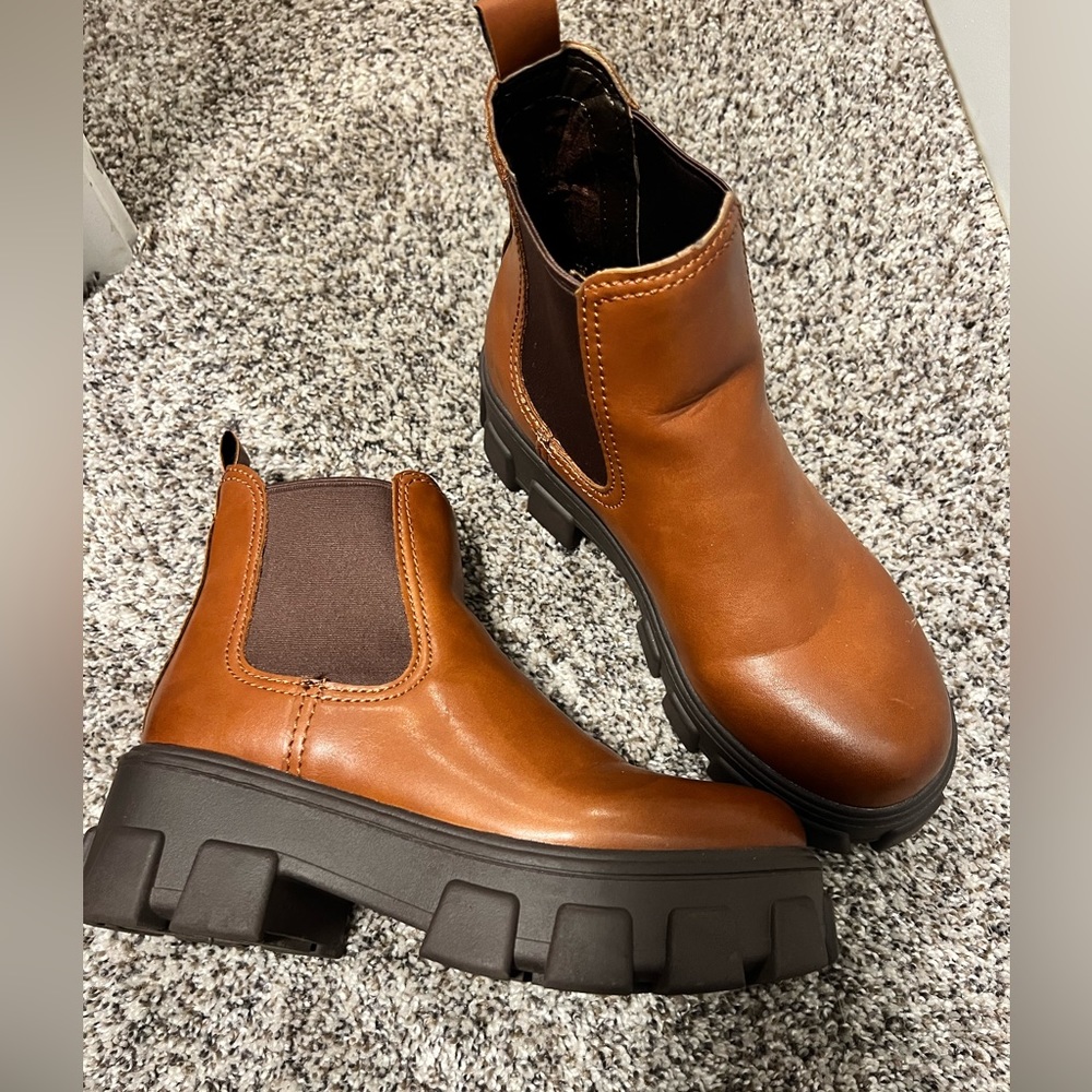 Circus boots worn twice